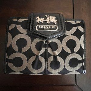 Coach Wallet Signature Canvas - Vintage